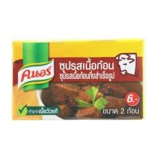 คนอร์เนื้อ ซุปก้อน 24กรัม