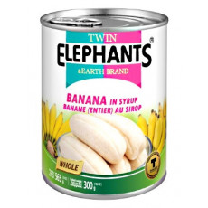 กล้วยน้ำหว้า ในน้ำเชื่อม 565G ตราELEPHANTS