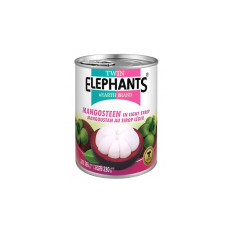 มังคุด กระป๋องในน้ำเชื่อม(หวานน้อย) ตรา ELEPHANTS ขนาด 565 กรัม