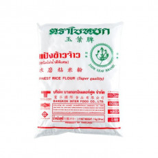 แป้งข้าวจ้าว　ใบหยก500กรัม