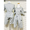 ชุด set stussy เบอร์ L สีเทา (กางเกงขาสั้น + เสื้อยืดแขนสั้น)