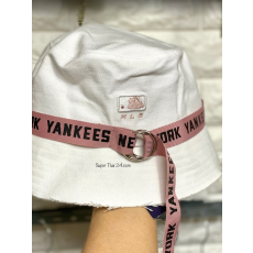 หมวก บักเก็ต MLB ของแท้ สีขาว