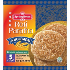 โรตี Paratha Roti WHOLEMEAL 350 กรัม(แช่แข็ง)