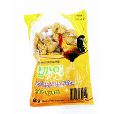 สีส้ม แคปไก่สูตรดอนเมือง 60กรัม /ห่อ