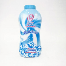 สีฟ้า แป้งเย็น12พลัส300g สูตร เอ็กซ์ตร้าคูล