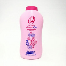 สีชมพู แป้งเย็น12พลัส 300g สูตรเย็นสดชื่น